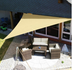 Outdoor triangle canopy rain landscape sunshade - Minihomy