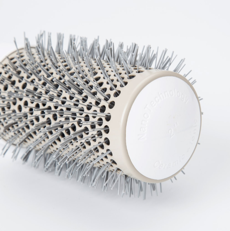 Hair Comb Nylon Silk Comb Comb Foreign Trade Ceramic Roll Comb Gray Aluminum Tube Comb Tender Hair Comb - Minihomy