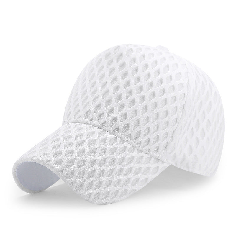 Hollow mesh big head cap