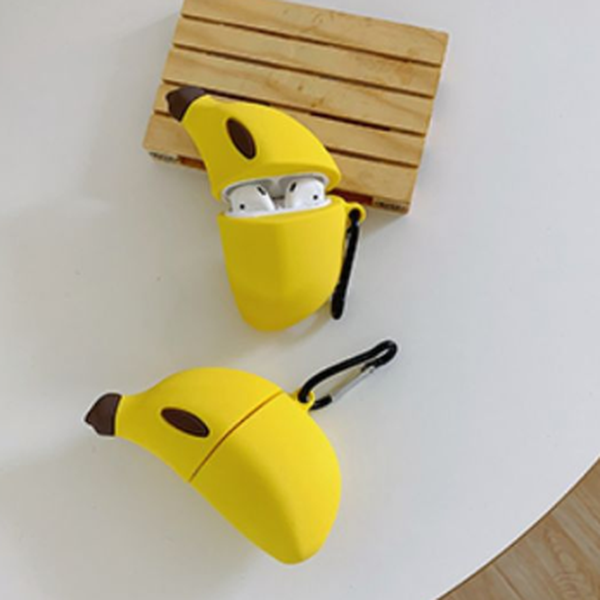 Lovely banana airpods Pro protective silicone - Minihomy