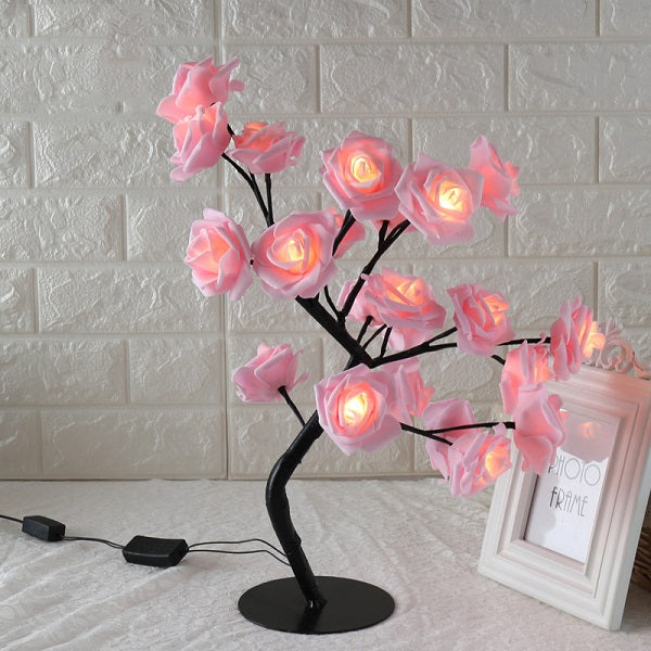 LED Tree Lamp Rose Small Tree Lamp - Minihomy