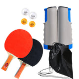 Retractable and Portable Table Tennis Racket Set