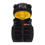 Children Warm Down Vest Autumn Baby Boys Girls Sleeveless Waistcoat