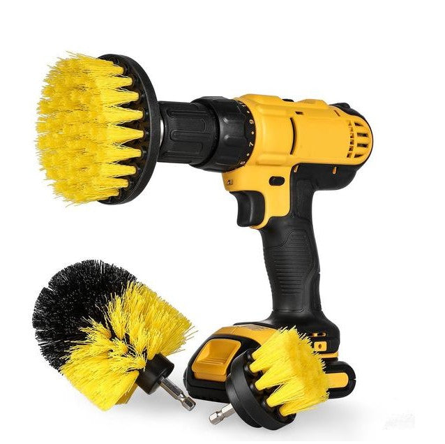 Multifunctional Electric Drill Brush for Clean Kitchen Floor and Automobile Tires - Minihomy