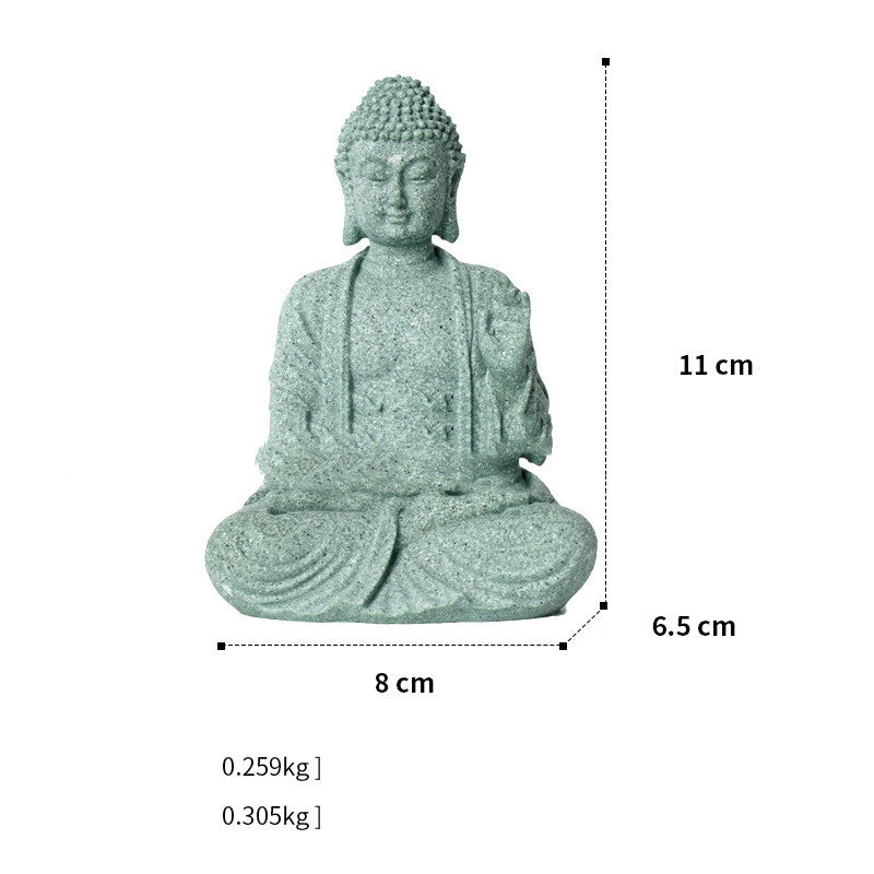 Chinese Stone Buddha Crafts Creative Ornament Home Decor - Minihomy