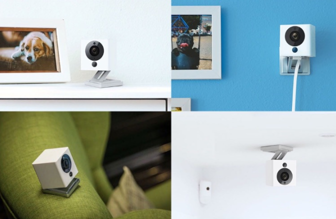 Wireless smart home camera