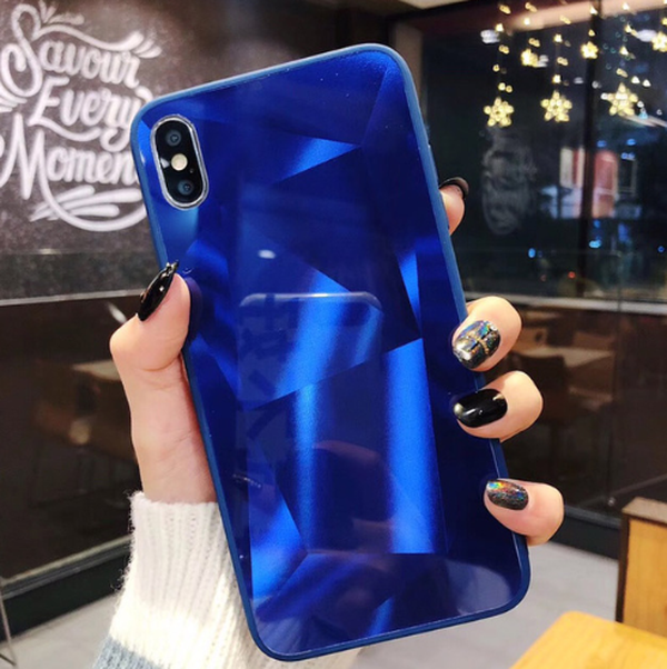 Glitter Diamond Texture  Case for iPhone XS XR XS Max X 6 6S 7 8 Plus - Minihomy