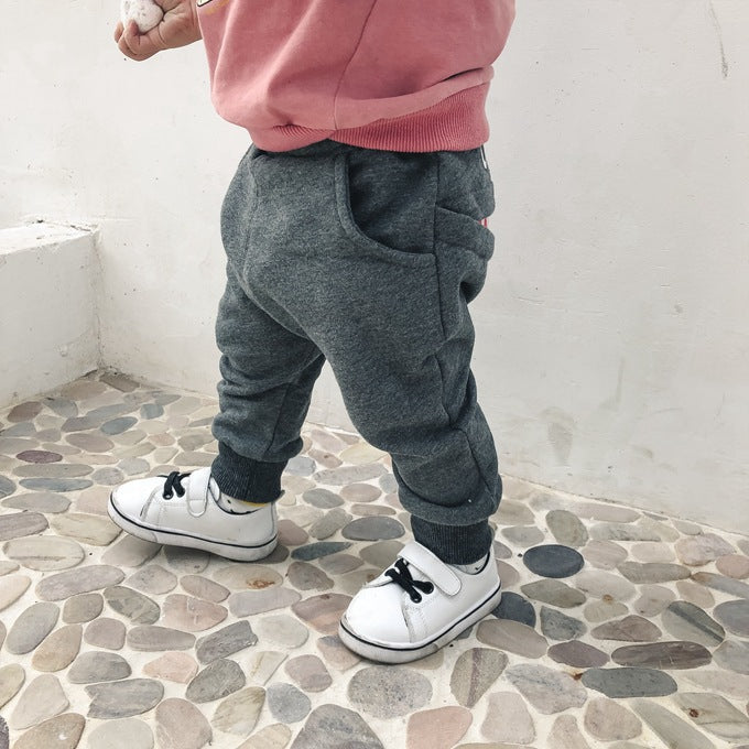 Children's casual sweatpants baby cartoon loose trousers