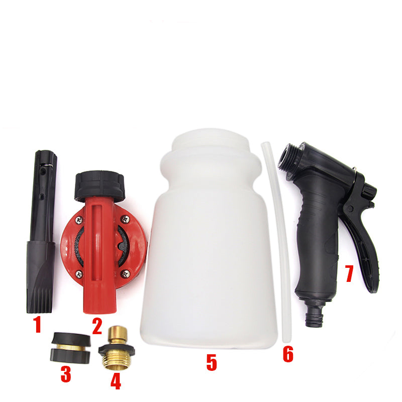 Foam pot high pressure water gun