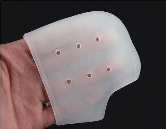 Silicone heel protection relieves heel pain Soft anti-split sleeve Heel sleeve