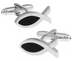 Cartoon Pictograms Little Black Fish Cufflinks Cufflinks - Minihomy