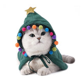 Cute Dog Cat Costume Christmas Cloak Halloween Disguise Cat