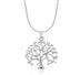 Big Tree Of Life Pendant Long Necklaces Drilling