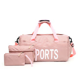 Nylon Independent Three Piece Sports Bag - Minihomy