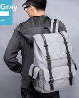 Backpacks Hasp & String Opening Unisex School Backpack for 15.6" Laptop Waterproof Bag