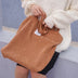 Corduroy Canvas Tote Handbag Female Cloth Shoulder Bags - Minihomy