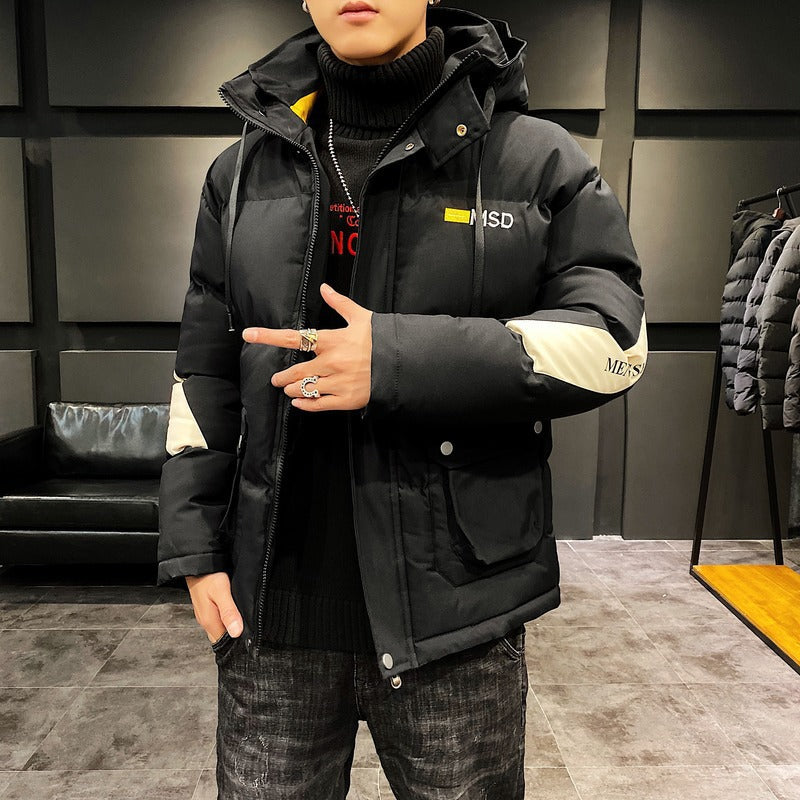 Thick padded jacket new style cotton jacket men's