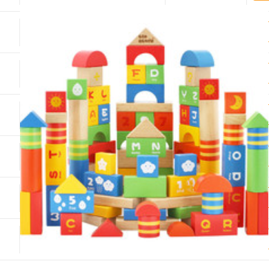 Family children's wooden building blocks toys Men and women baby multi-function assembling enlightenment puzzle building blocks - Minihomy