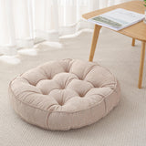 Corduroy solid color padded cushion - Minihomy