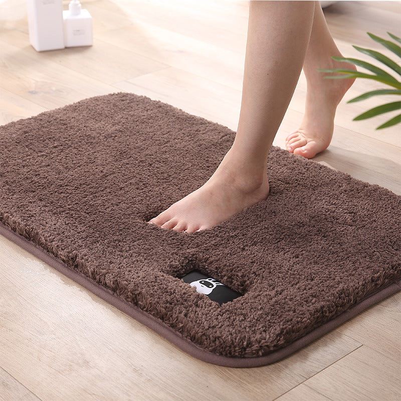 High wool thick bathroom toilet carpet - Minihomy