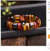 Natural color tiger eye stone tiger eye stone red yellow blue hand row bracelet bracelet men and women couple gift - Minihomy