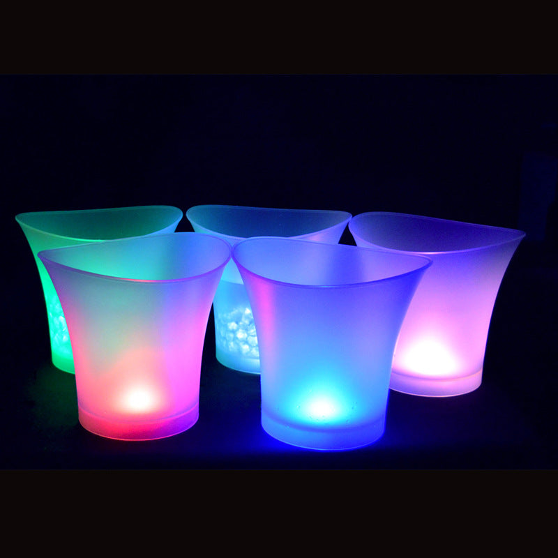 5L 7 Colors LED Luminous ice bucket - Minihomy