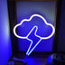 Led Cloud Lightning Neon Light Creative Wall Hanging - Minihomy