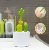 Multifunctional Nylon Cleaning Cactus Bottle Brush Set Kitchen Gadgets - Minihomy