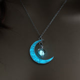 Glowing Pendant Necklaces Silver Plated Chain Necklaces - Minihomy