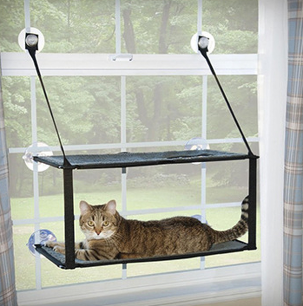 Cat hammock removable and washable super suction cup cat pad window sill cat litter - Minihomy