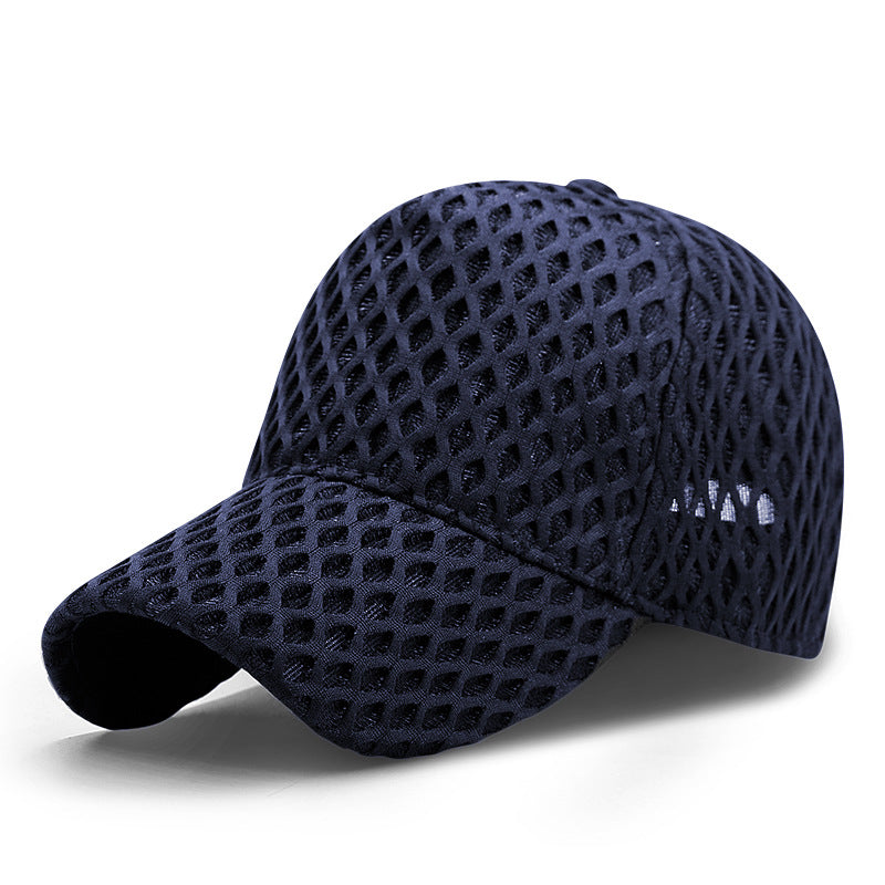 Hollow mesh big head cap