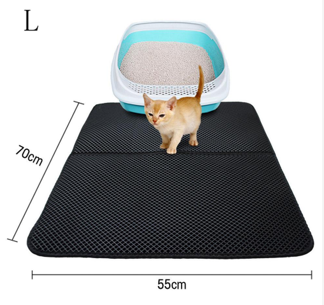 Double Layer Litter Cat Bed Pads  Pet Product Bed For Cats House Clean Mat - Minihomy