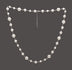 Natural shell beads pearl necklace