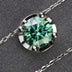 Moissanite necklace 1.5 carats VVS1