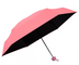 Creative 5 fold black plastic umbrella