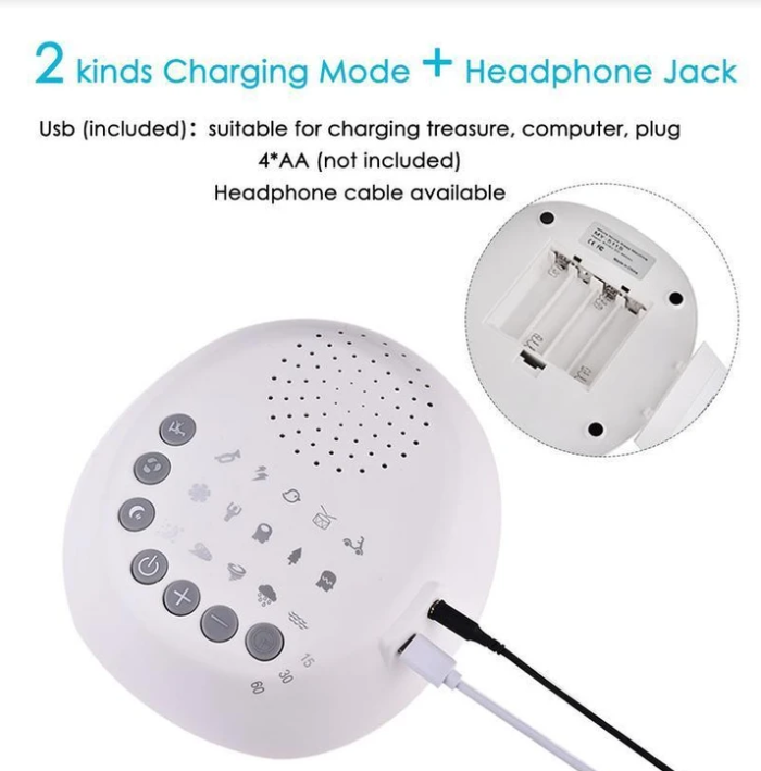 White Noise Machine for Baby Sleeping & Relaxation - Minihomy