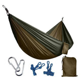 Backpacking Hammock - Portable Nylon Parachute Outdoor Double Hammock - Minihomy