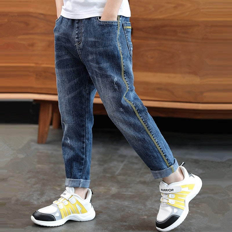 Boys Jeans Clothes Kids Cowboy Long Pants