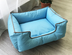 Candy-colored thin bones square denim nest medium and small dog pet kennel - Minihomy