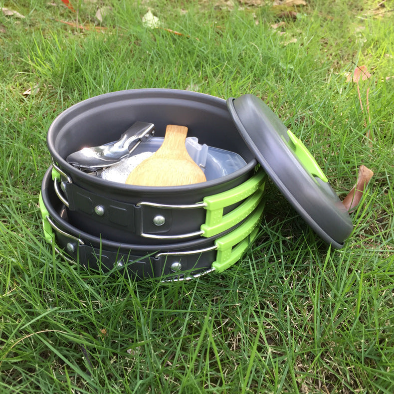 Outdoor cookware 1-2 people camping cookware set - Minihomy