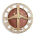 Wooden Wall Clock Remote Bomber Shape Wall Decoration