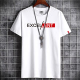 Cotton Summer Men's Short-sleeved T-shirt Bottoming Shirt Top Clothes For Men