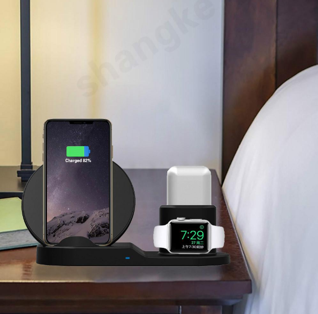 3-in-1 Wireless Charger - Compatible with Apple Devices - Minihomy