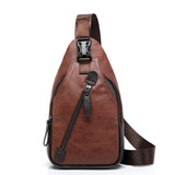 Leather Chest Bag Shoulder Messenger Bag