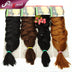 African Chemical Fiber Xpression Braid Hair, European and American Natural Wig Black Braid Mixed Color - Minihomy