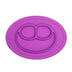 Children's meal pad with silicone smiling face plate - Minihomy