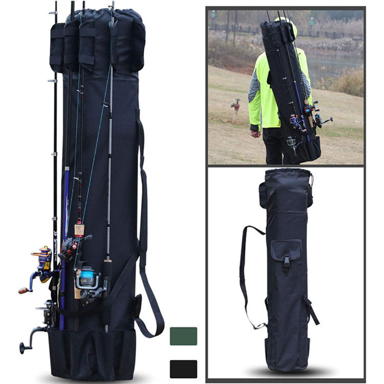 Cylinder Outdoor Fishing Bag Multifunctional Fishing Rod Bag