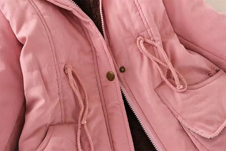 Thick Winter Jacket Women Large Size Long Section Hooded parka outerwear warm coat