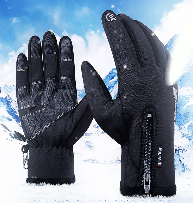 Outdoor Winter Gloves Waterproof Thermal Touch Screen No-slip Windproof Warm Gloves - Minihomy