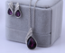 Crystal Zircon Necklace Set Combination